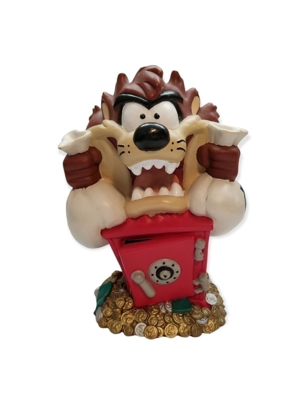 Vintage Warner‎ Bros Tasmanian Devil Coin Bank 1997